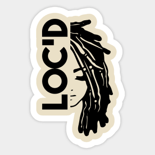 Loc'd Shirt Sticker